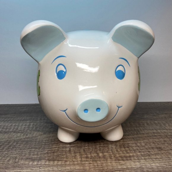 Piggy Bank Ceramic Pig with Texas Cowboy Deputy Sheriff - Picture 4 of 8